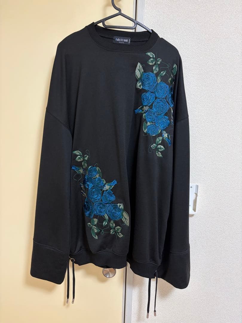 ゆ*き様 【Ado×HARE/UNISEX】黒いバラ刺繍スウェット Mサイズ HARE×ado 青薔薇刺繍スウェット Sサイズ - メルカリ