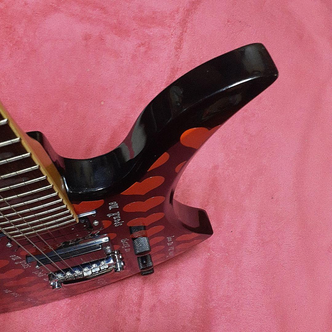 良・美品】ブラックハート・hideモデル。モッキンバードエレキギター
