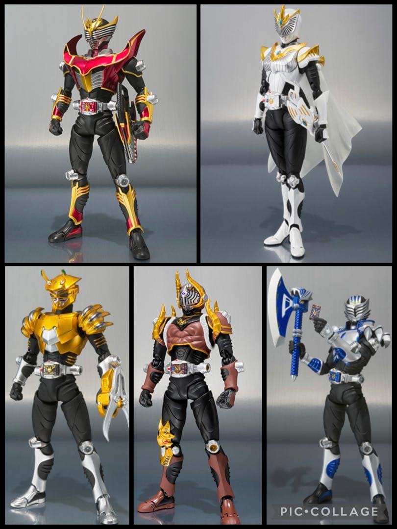 貴重5品:仮面ライダー龍騎 ファム シザース インペラー タイガ フィギュアーツ