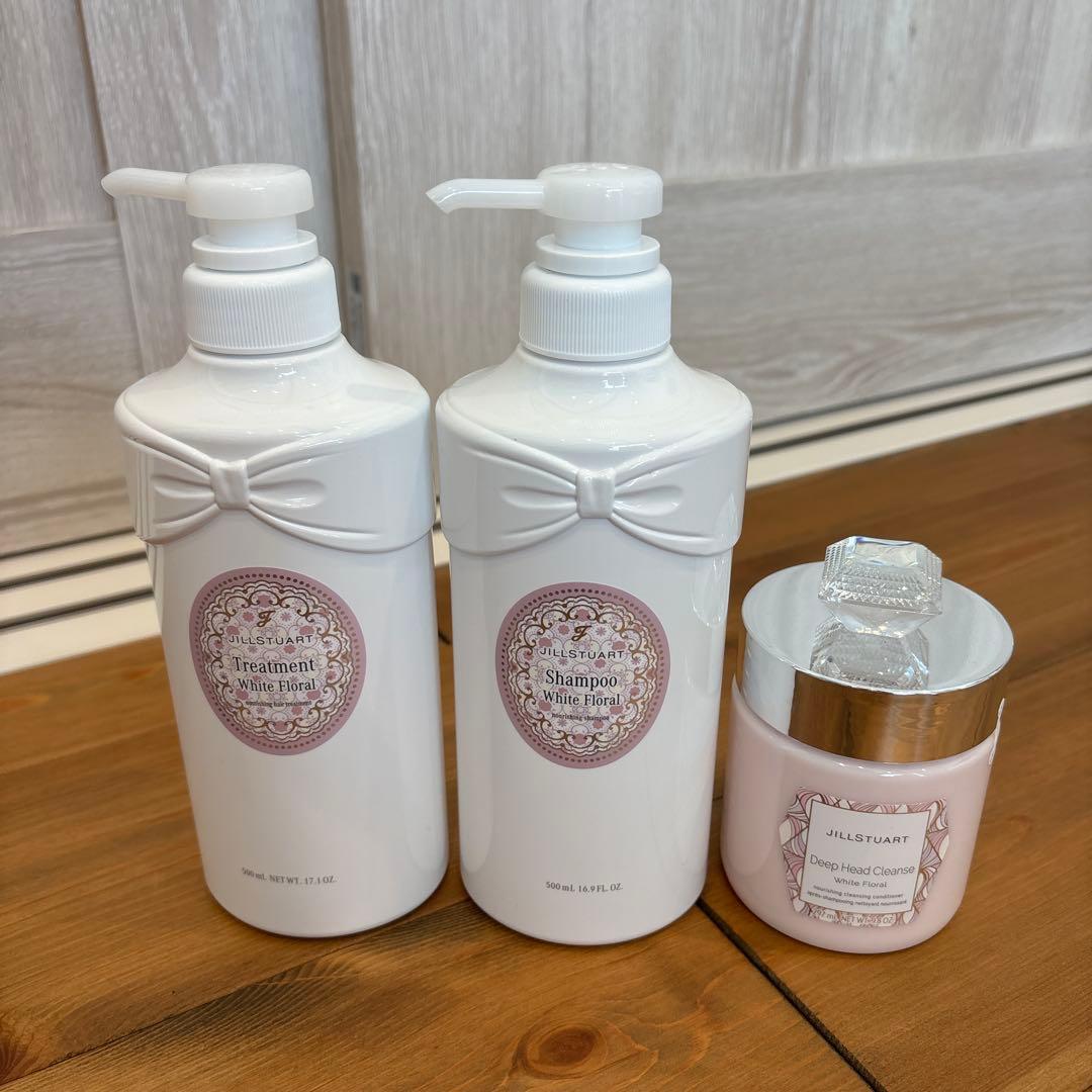 JILLSTUART ホワイトフローラルシャンプー　トリートメントヘッドクレンズ