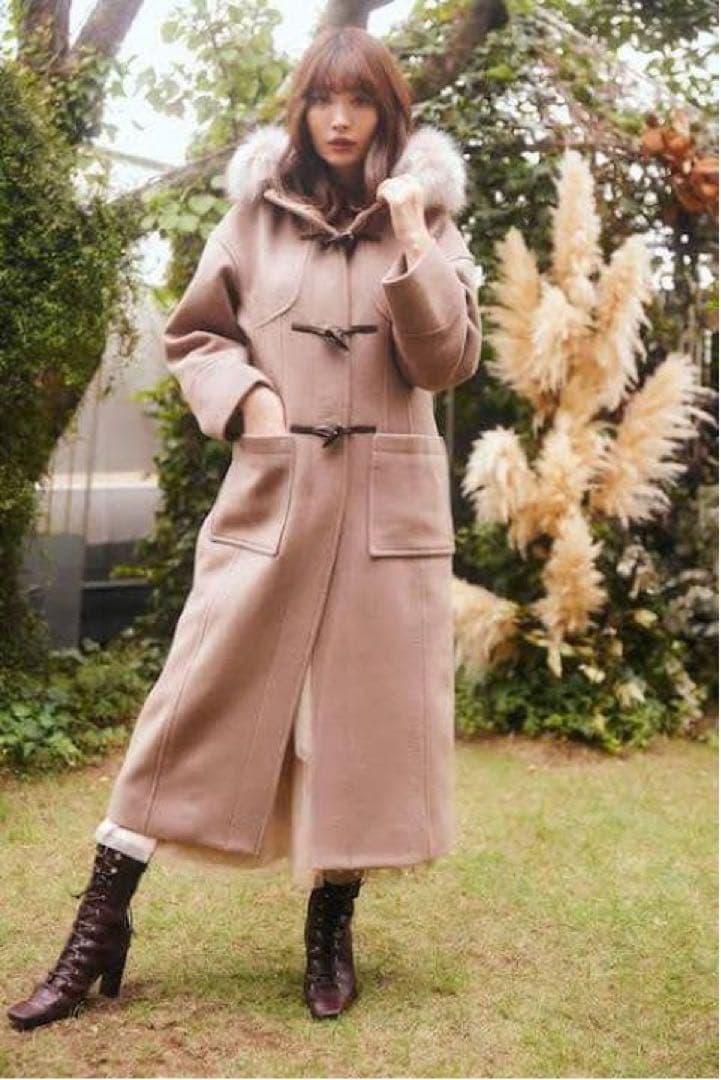 【未使用級】herlipto ダッフルコート ハーリップトゥ　こじはる着用