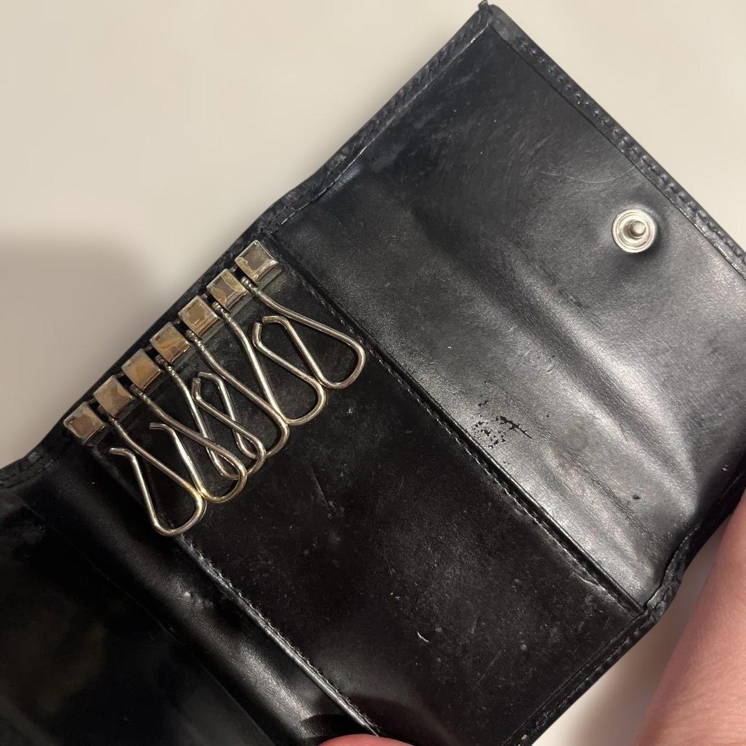 Cartier ブラック レザー キーケース - メルカリ