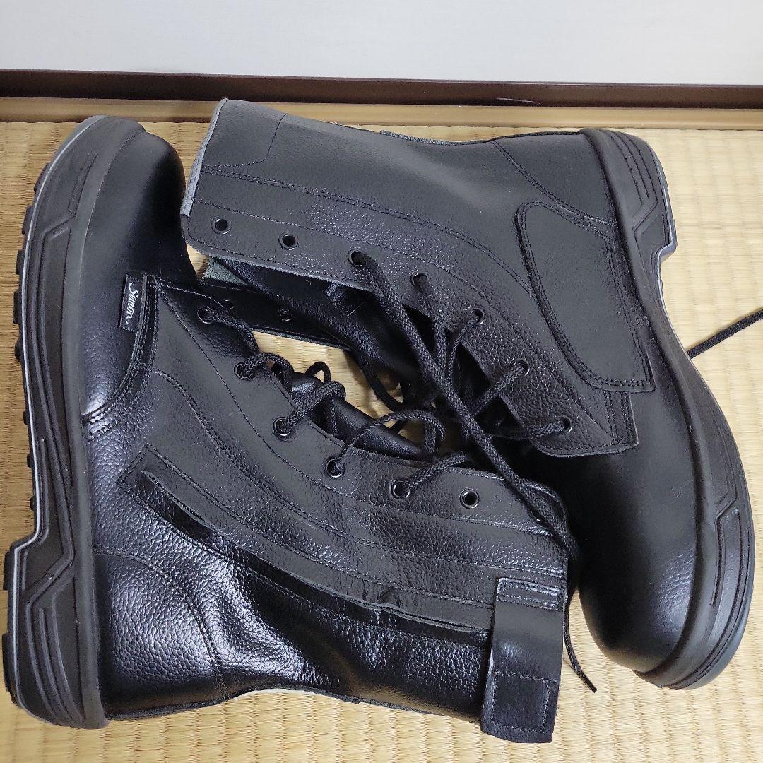 JIS規格 安全靴 シモン Simon 27 ハイカット 黒 ブーツ 反射材 - メルカリ