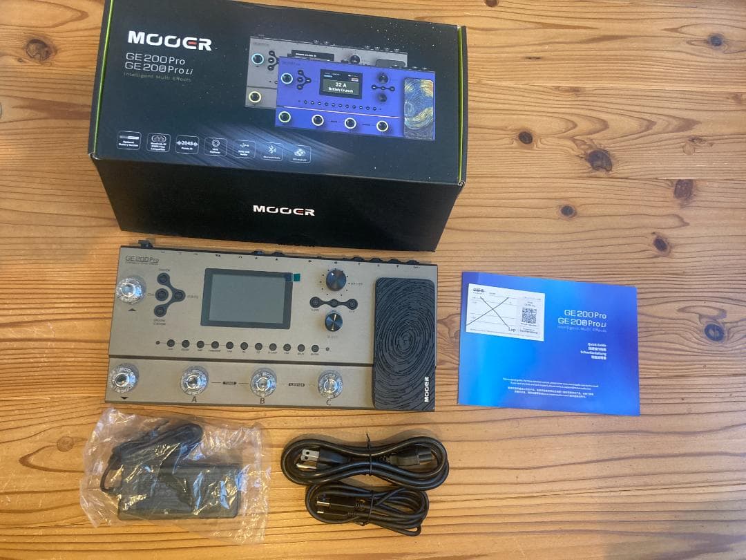 【超美品】MOOER GE 200 Pro（2025年12月購入・おまけ付）