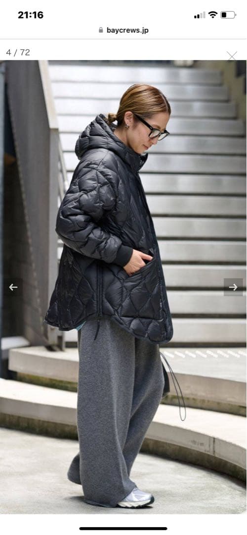 フレームワーク TAION/タイオン 別注フードビブス付きブルゾン - メルカリ