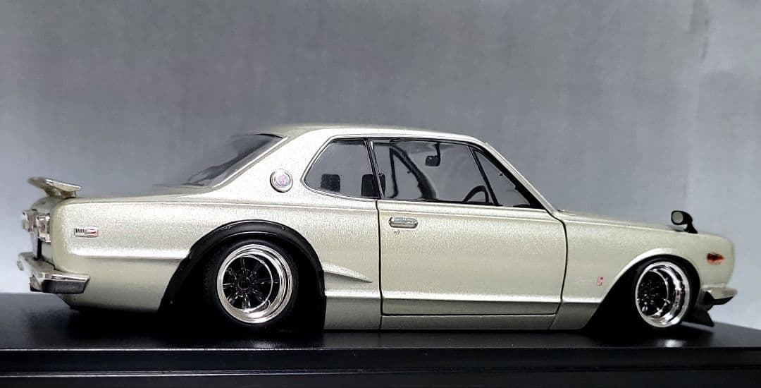 1/24　スカイライン改　ハコスカ2Dr　GT-R　ワタナベ　深リム　ホイール