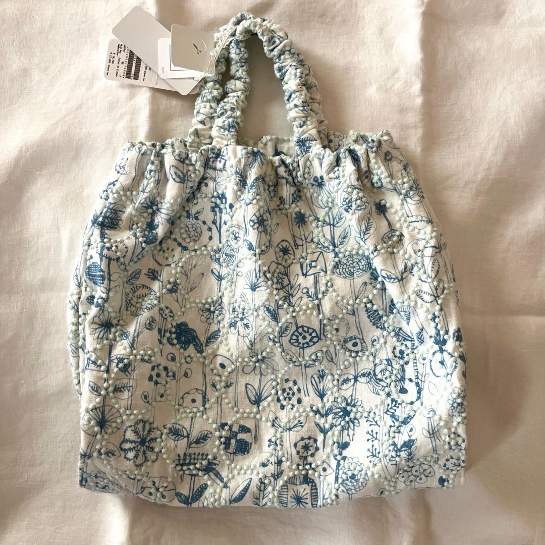 ミナペルホネン スキップバッグ レターオブフラワー タンバリン 新品未使用