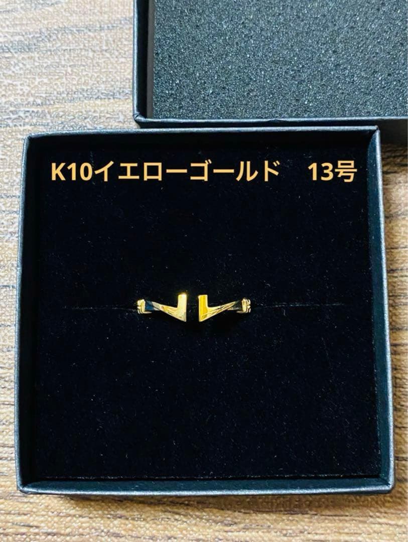 ゴールデンカムイ モチーフリング 鯉登音之進 K10 イエローゴールド13号