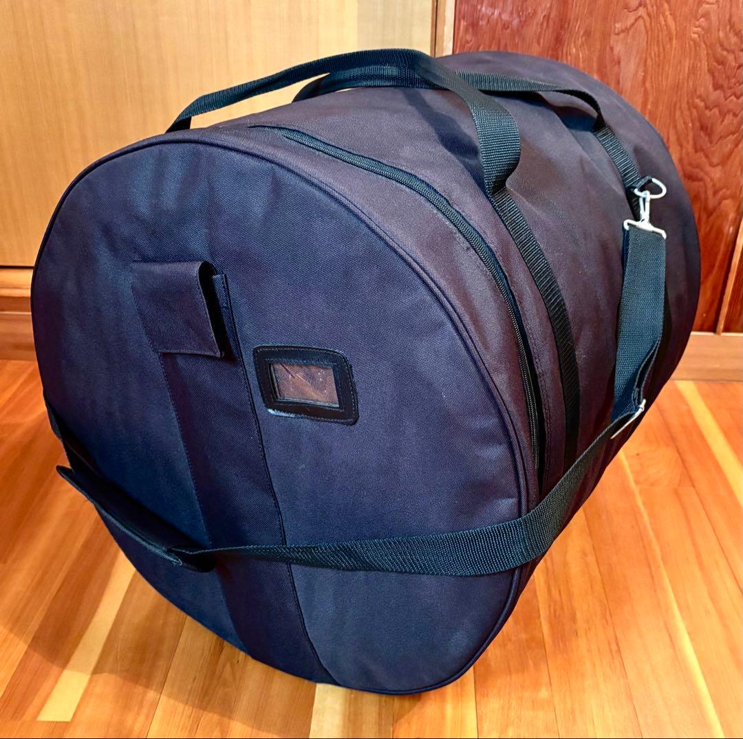 【美品】和太鼓 エイサー太鼓 44.5×49.0cm ケース/バチ付