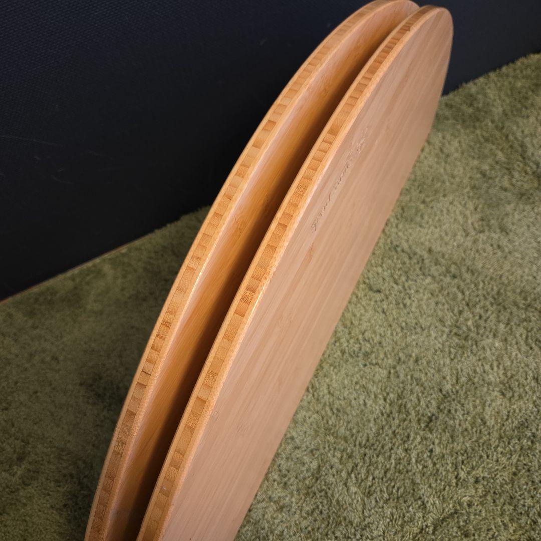 スノーピーク】ローテーブルラウンド 竹 LV-242 廃盤希少品 高さ調整