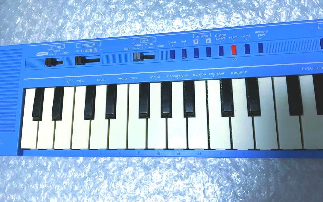 Casio PT-1☆ミニシンセサイザー☆ブルー☆超レアカラー☆Casio PT-1