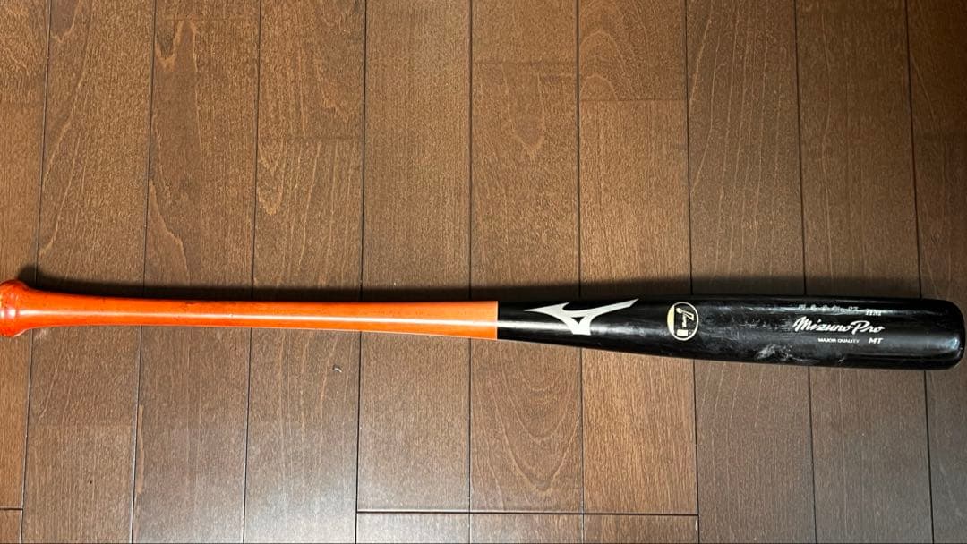 ム*ー様 Mizuno Pro 楽天　岡島豪郎27HM バット実使用 受注生産／公式オンライン限定】岡島豪郎氏オーセンティックバット