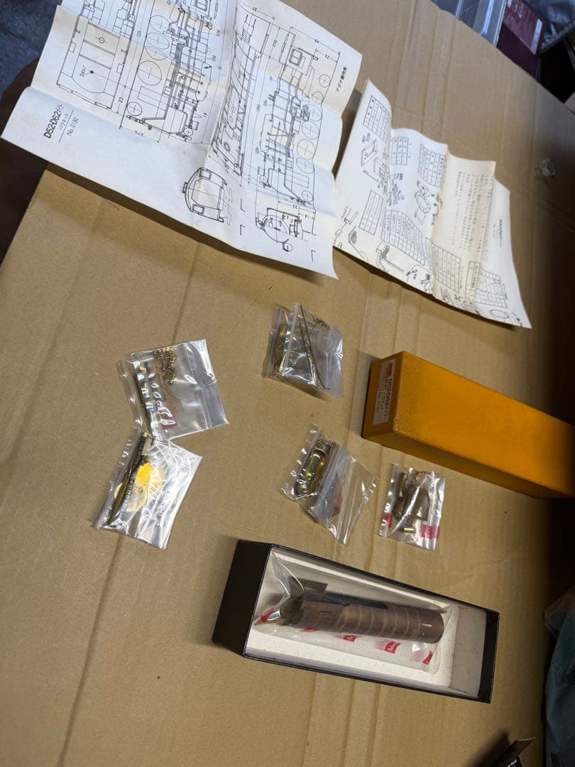 2箱セット　アダチ　D52 D62 ボイラー　バラキット　HOゲージ