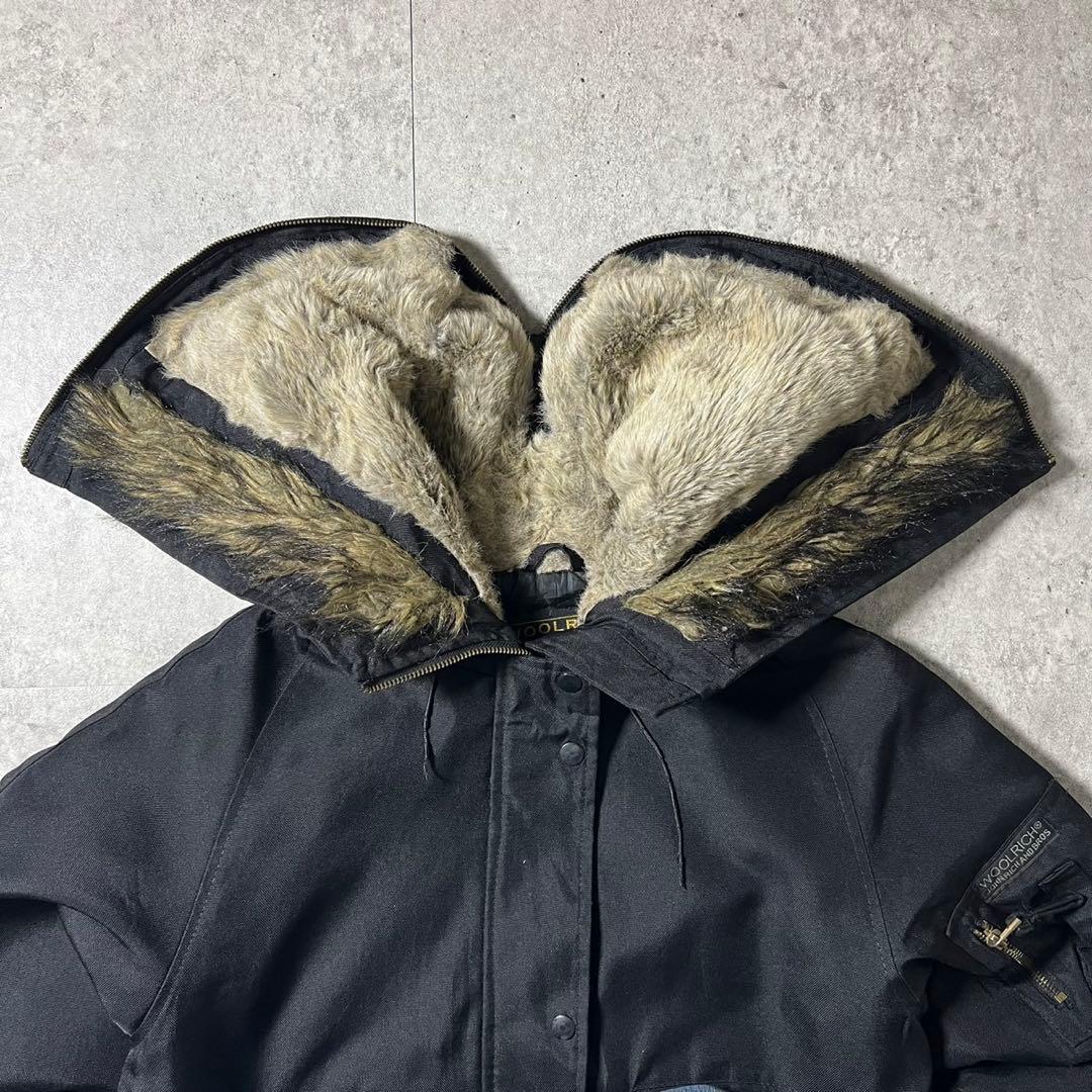WOOLRICH ウールリッチ N2B型 ダウンジャケット 黒 XL 短丈 - メルカリ
