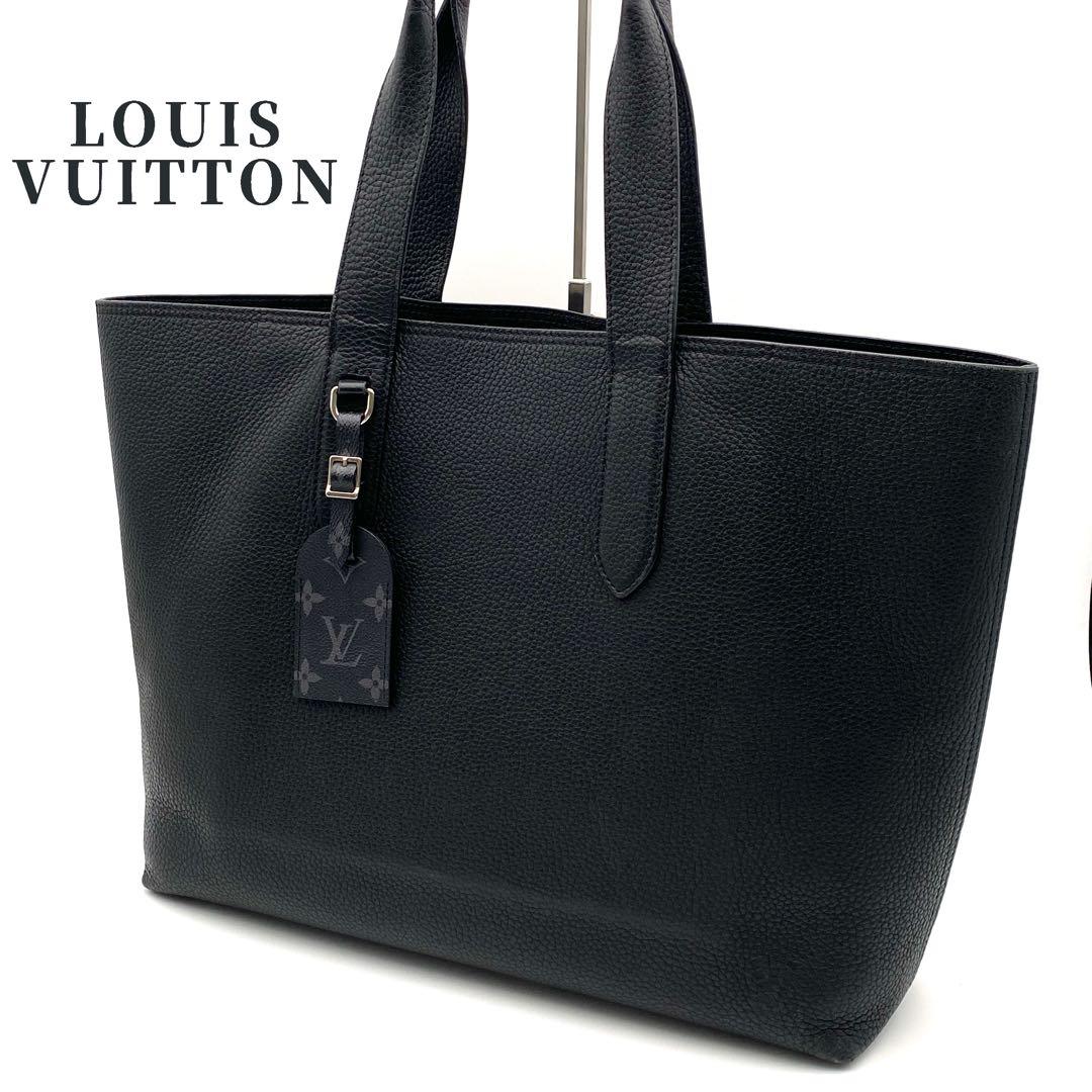 ルイヴィトン カバ ヴォワヤージュ NV エクリプス トートバッグ ブラック