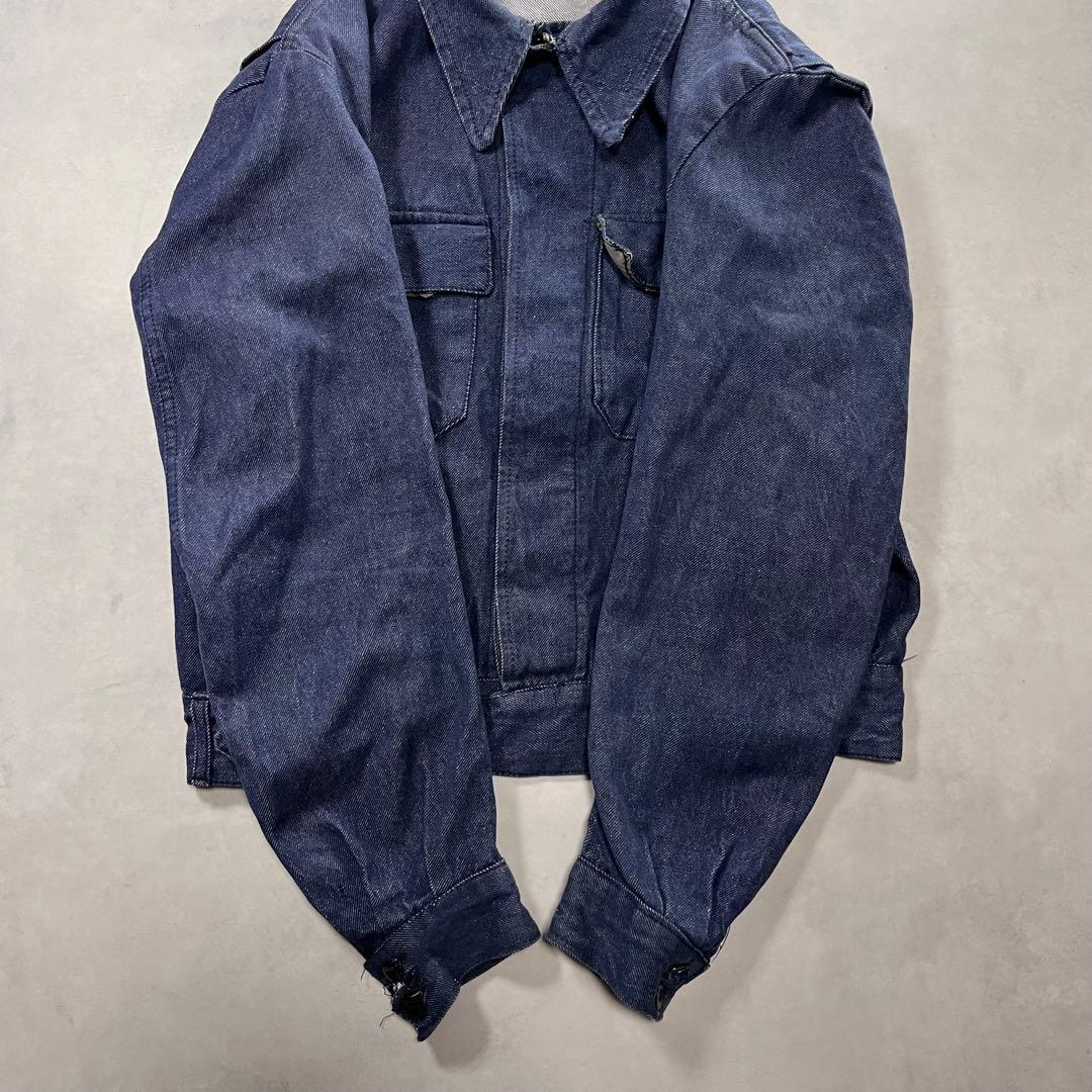 90s イタリア軍 デニム ショートジャケット バトルドレス ミリタリー