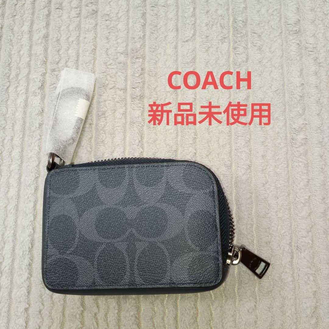 ☆COACH 新品未使用　Lジップキーケース　シグネチャー　CB927