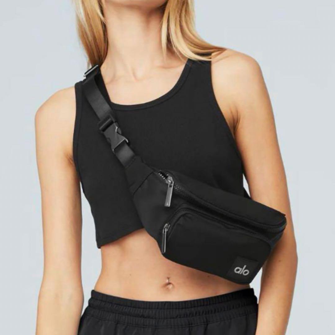 早い者勝ちです‼️alo ボディバッグ・ウエストポーチ ブラック
