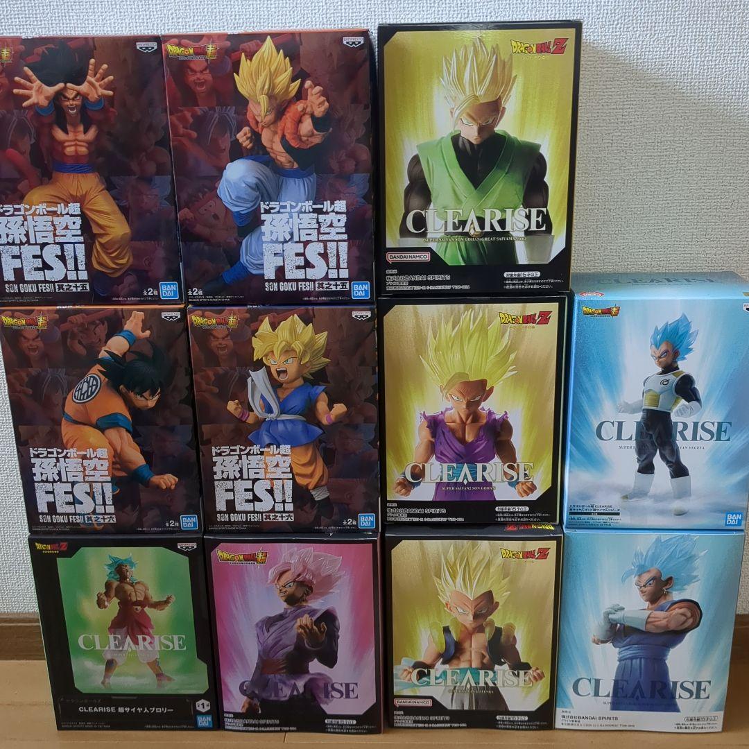 【未開封品】ドラゴンボールフィギュアまとめ売り FES!! / CLEARISE