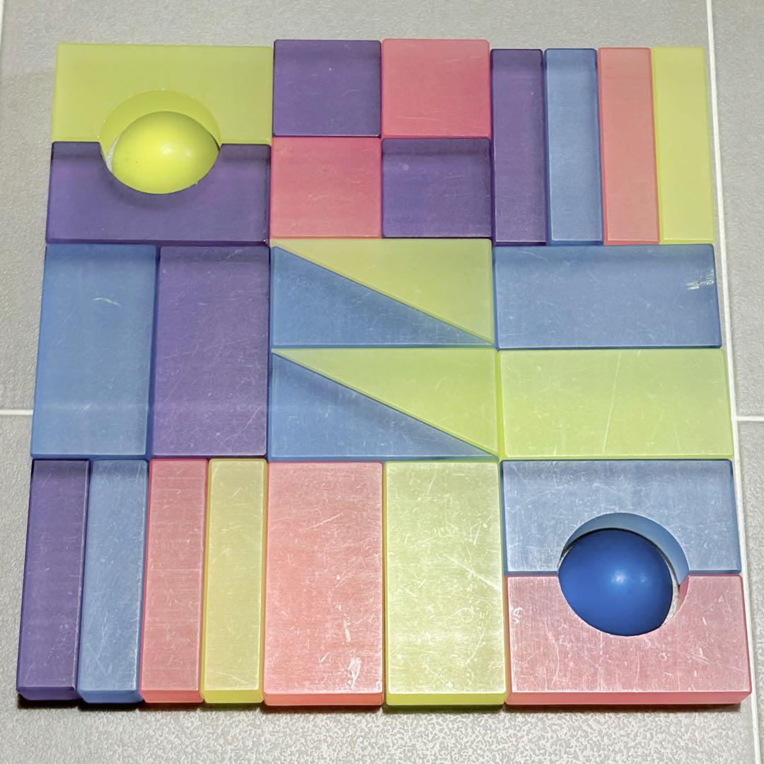 デュシマ社 Lumi ブロック パステルカラー アクリル積み木 積み木