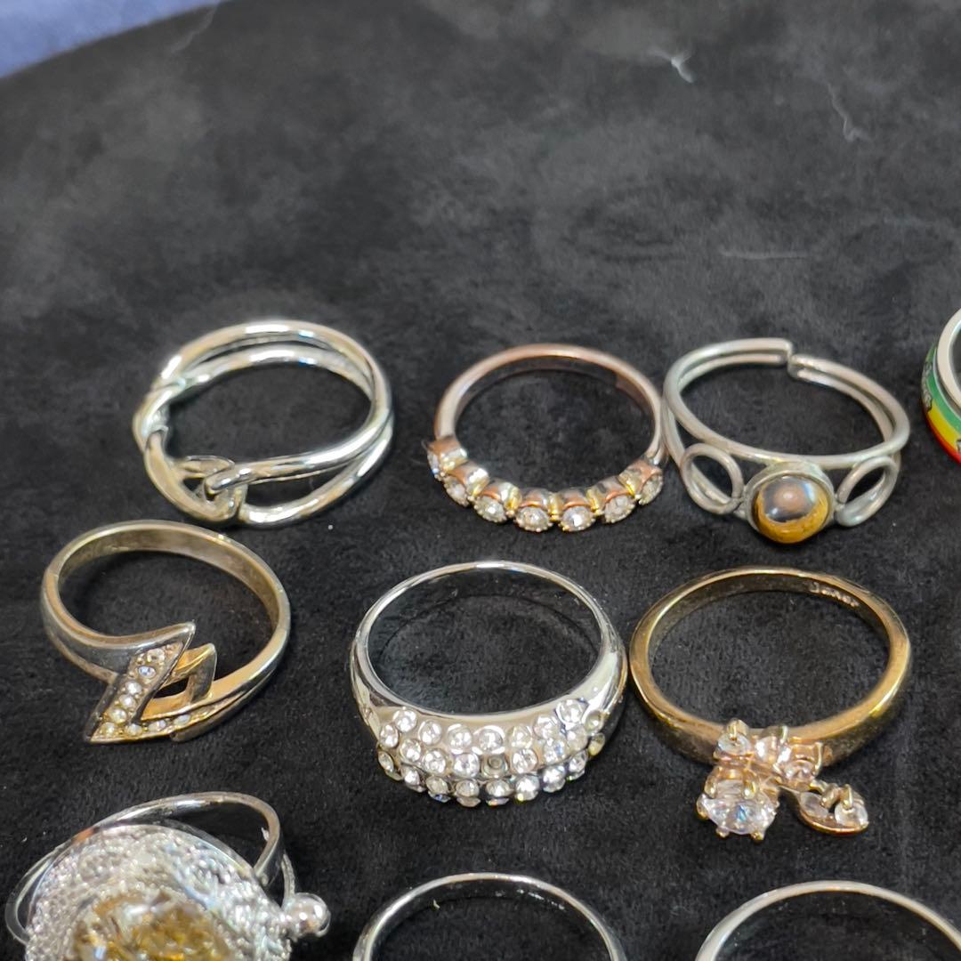 昭和レトロリング 指輪 20本まとめ売り【ジャンク】 ヴィンテージ