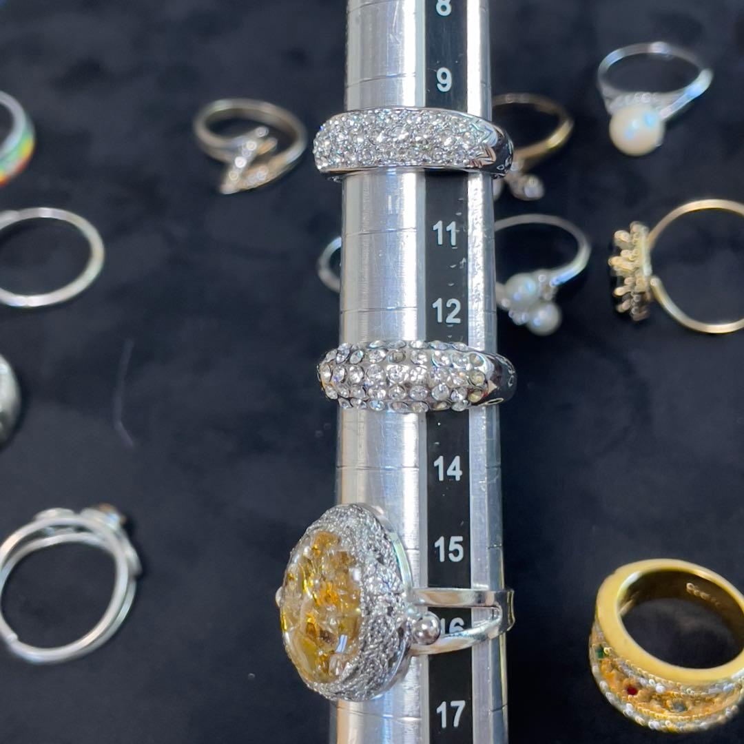 昭和レトロリング 指輪 20本まとめ売り【ジャンク】 ヴィンテージ