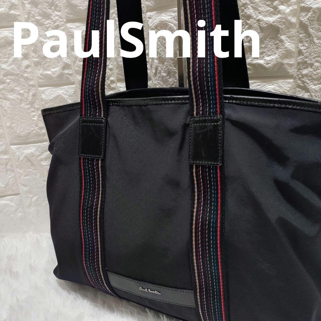 Paul Smith ブラック トートバッグ A4 大容量