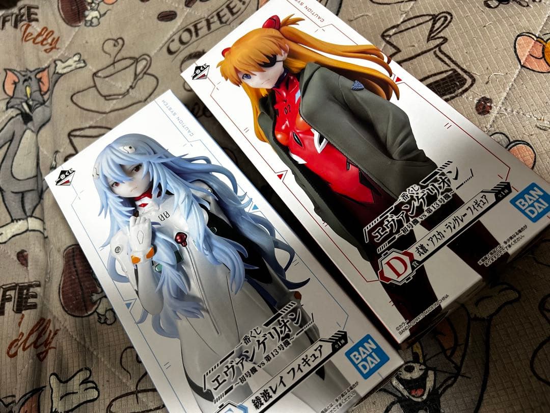 一番くじエヴァンゲリオン 初号機vs第13号機 レイ・アスカセット