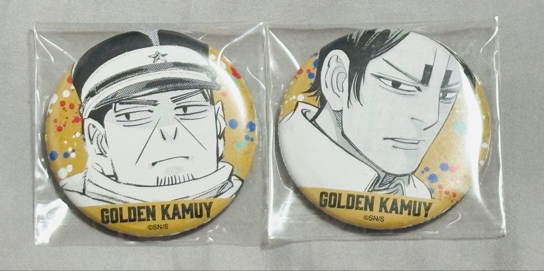 ゴールデンカムイ 金カム 鯉登音之進 月島基 バレンタイン 缶バッジ