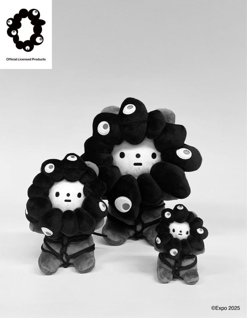 きっこうちゃんミャクミャク 黒 全サイズぬいぐるみ