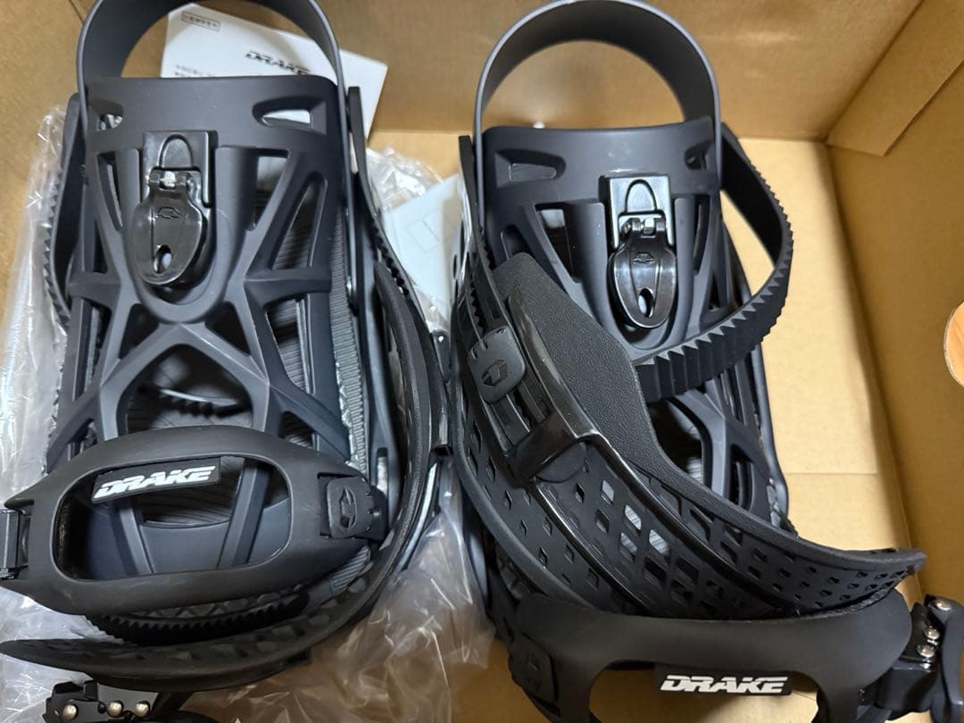 DRAKE スノーボードビンディング ブラック