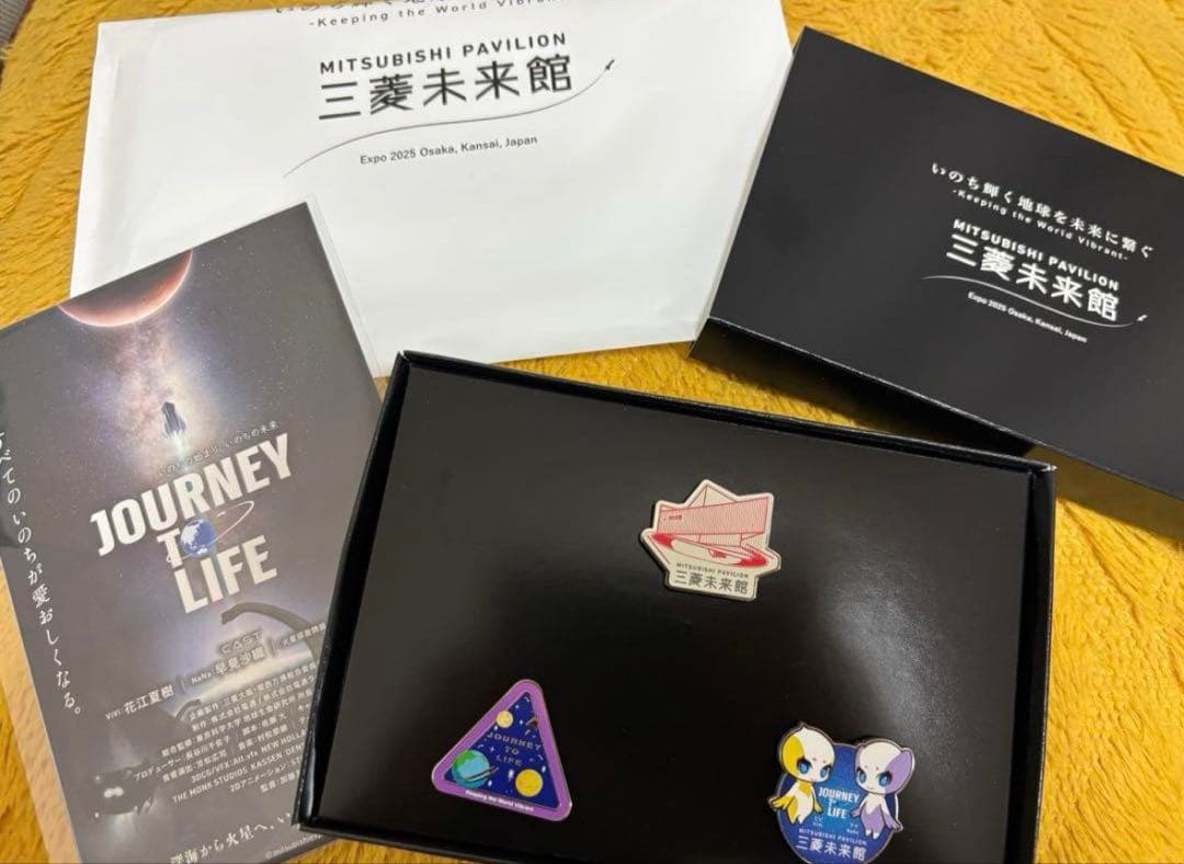 新品未使用】大阪万博 2025三菱未来館 招待客限定！非売品 ピンバッジ