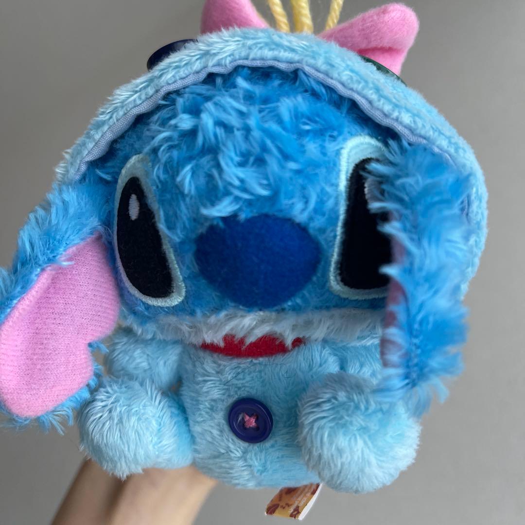 ディズニー スティッチ ぬいぐるみキーホルダー スクランプ着ぐるみ