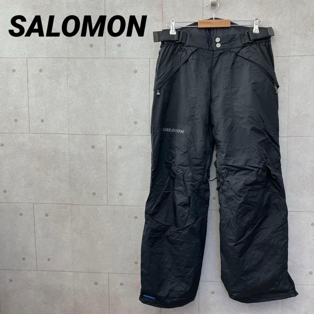 SALOMON ウィンターパンツ スノーウェア メンズ フリーサイズ 黒