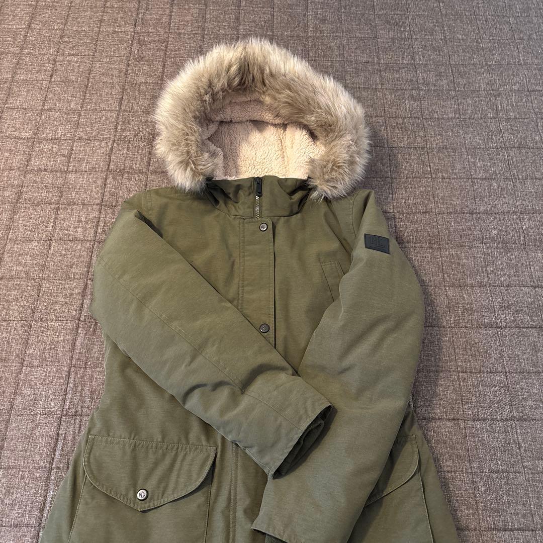 ラルフローレン ロングダウンジャケット カーキ