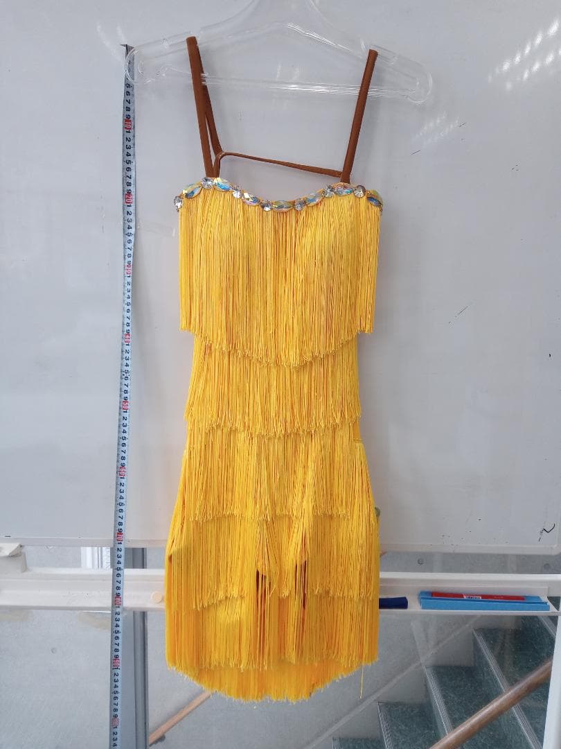 社交ダンスドレス　チョーカー付き