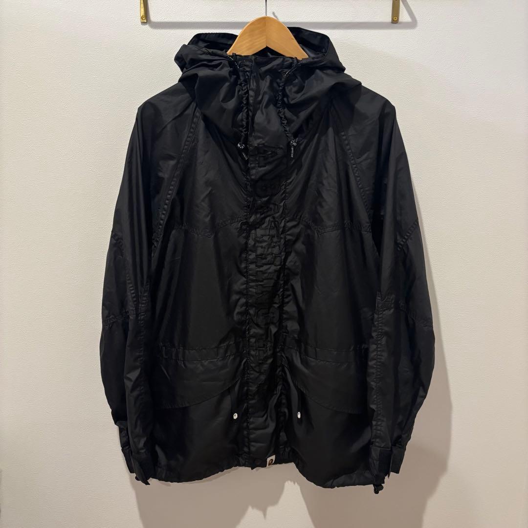 A BATHING APE ナイロンジャケットパーカー　薄手