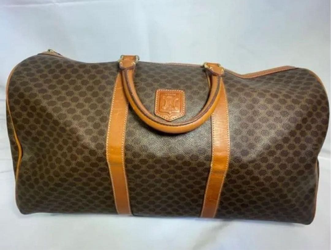 HK01 セリーヌ CELINE ボストン バッグ マカダム 旅行鞄