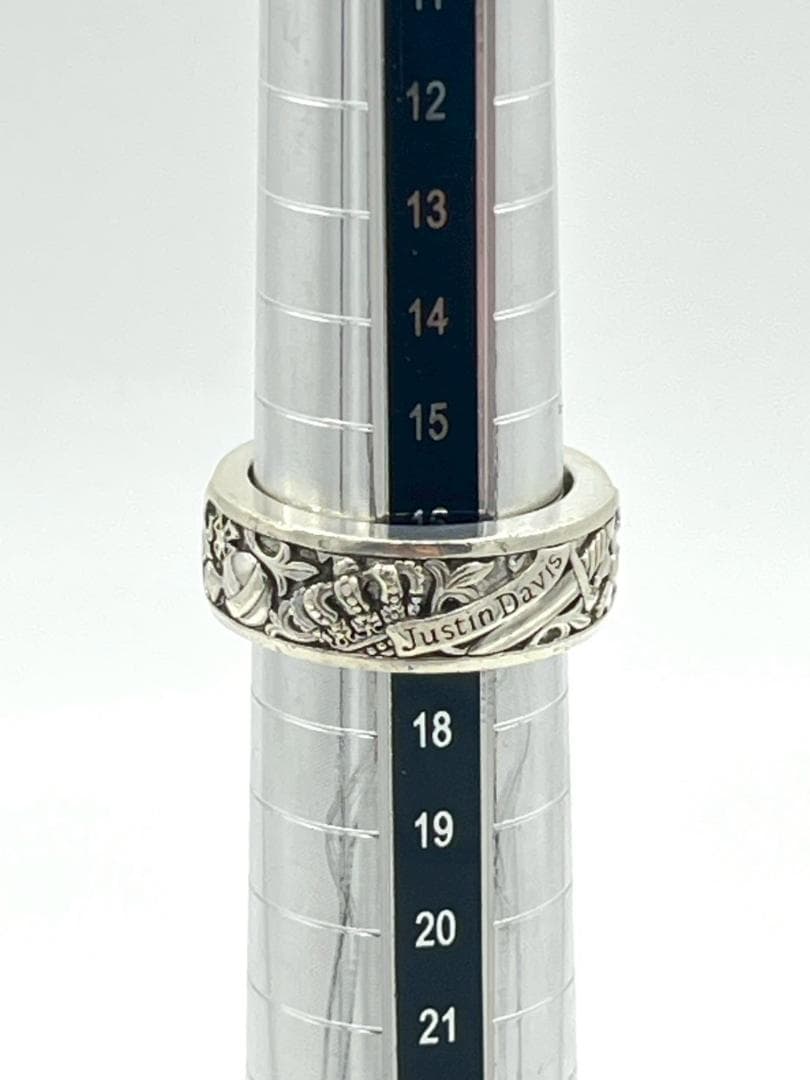 Justin Davis ダガー&クラウン リング 指輪 シルバー925