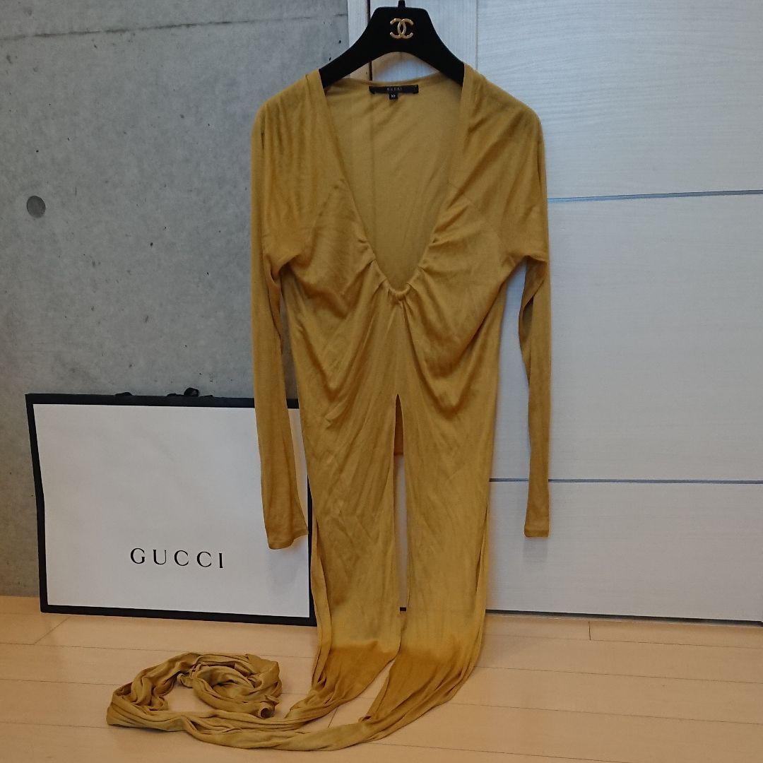 未使用正規GUCCI☆シルクブラウスＸＳ