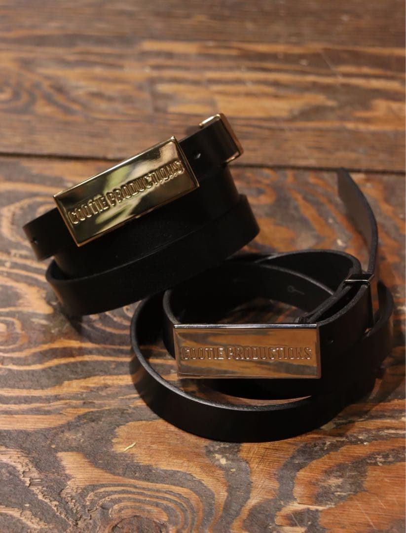 小物 COOTIE / LEATHER BUCKLEBELT GOLD