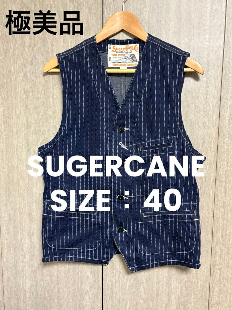SUGERCANE ウォバッシュデニムベスト SUGAR CANEさん ウォバッシュベスト3年着用の経年変化です！ 1枚あると