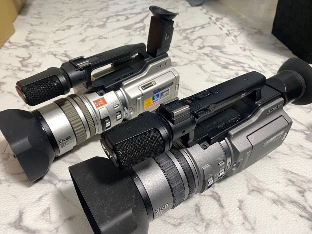 SONY DCR-VX2000 VX2100 業務用ビデオカメラ 本体 通電確認