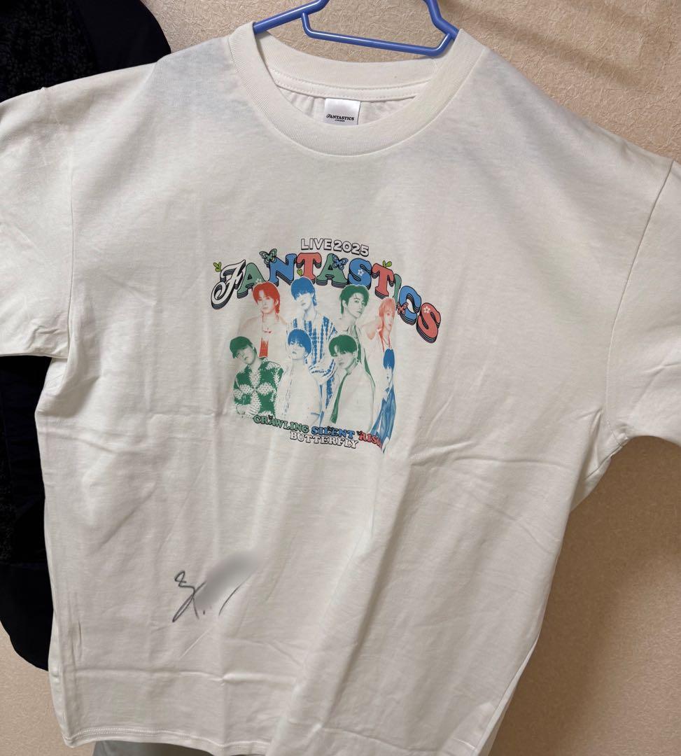 FANTASTICS ライブTシャツ 八木勇征直筆サイン入り - メルカリ