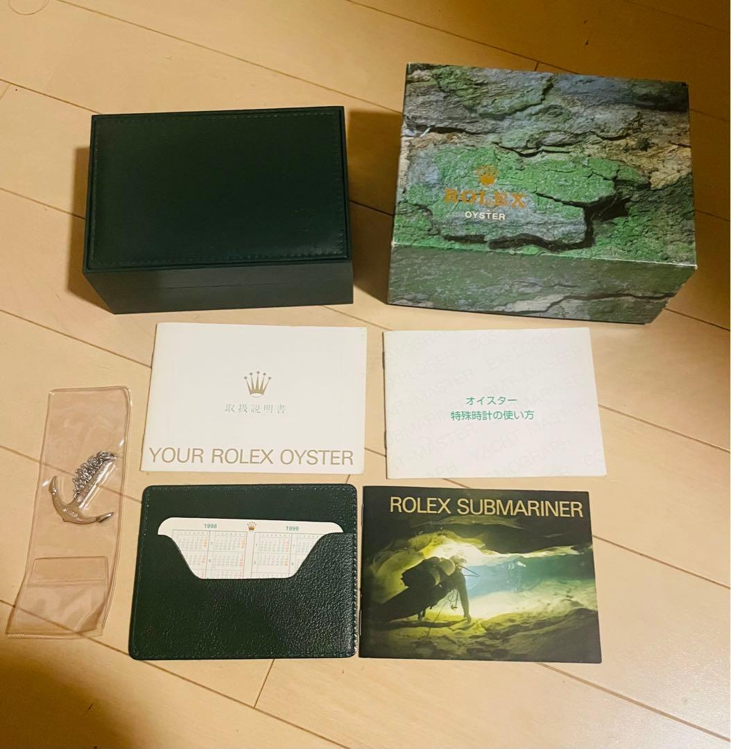 ロレックス　正規　サブマリーナ　小冊子 イカリ　保証書入BOX 空箱 14060