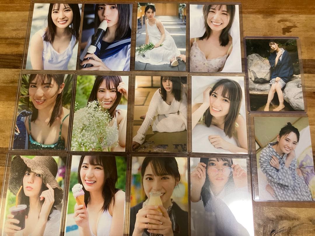 小坂菜緒 写真集 君は誰？ ポストカード コンプ 14枚セット 日向坂