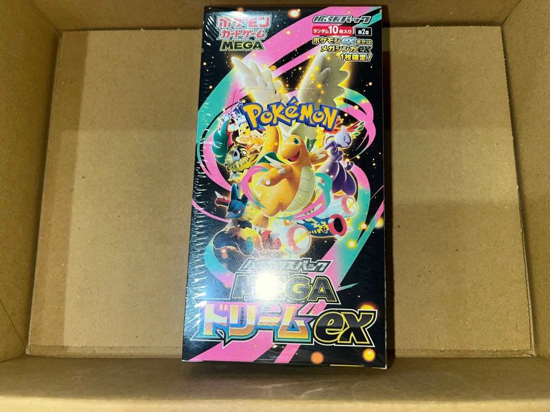 未開封 シュリンク付き MEGAドリームex BOX ポケモンカードゲーム