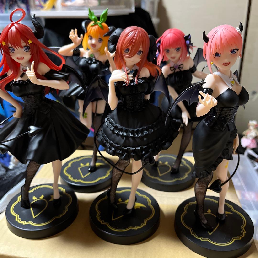 五等分の花嫁 フィギュア5体セット BiCute Dark - メルカリ