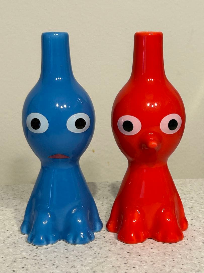 ピクミン陶器一輪挿し花瓶