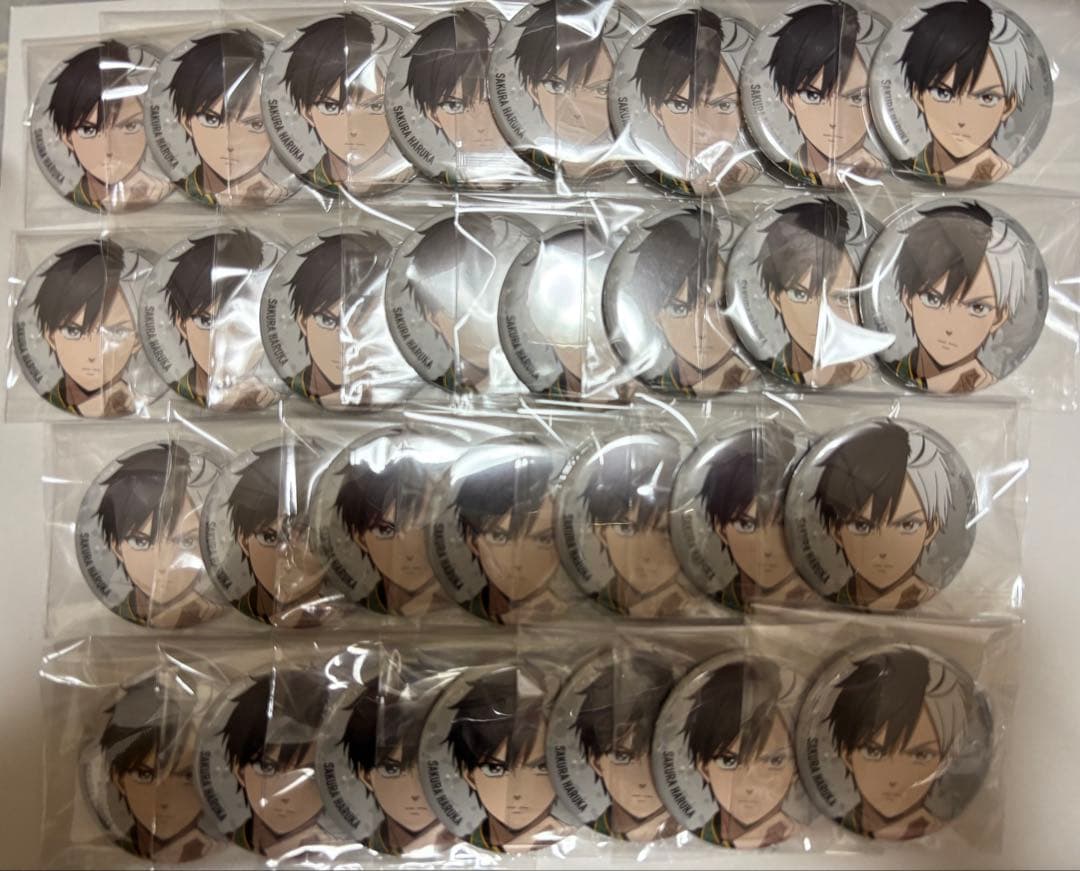 WINDBREAKER ベースヤード 缶バッジ 桜遥 30点セット